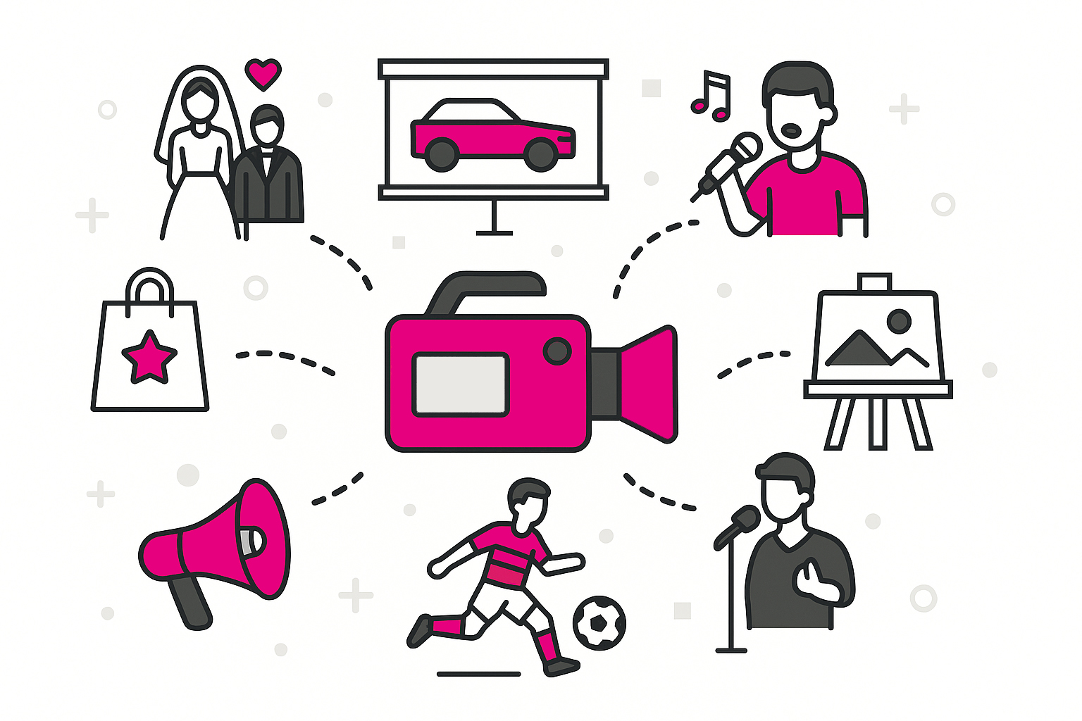 Illustration domaines video